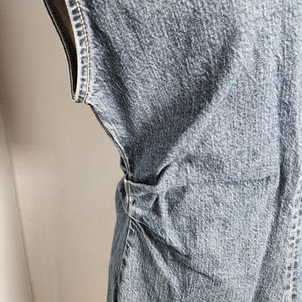 Zara Denim Dresz, Large - Picture 3 of 14